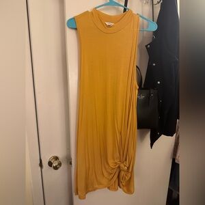 Mustard yellow dress